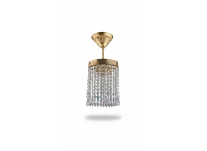 Lüster Deckenleuchter Lampe Gold Kronleuchter Deckenlampe Kristall Art