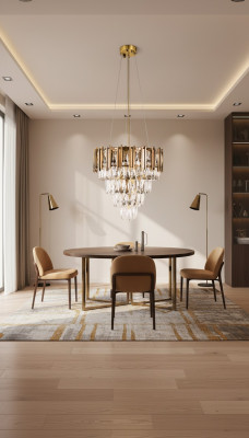Kronleuchter Deckenleuchter Luxus Gold Deckenlampe Lüster Kristall