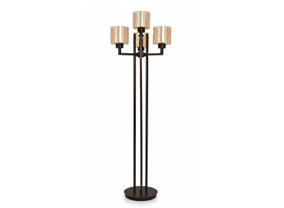 Stehlampe Standlampe Stand Schwarz Leuchten Lampen Lampe Gold Glas