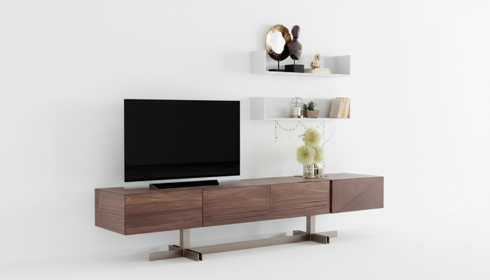 Moderner, eleganter TV-Schrank aus hochwertigem und strapazierfähigem Holz