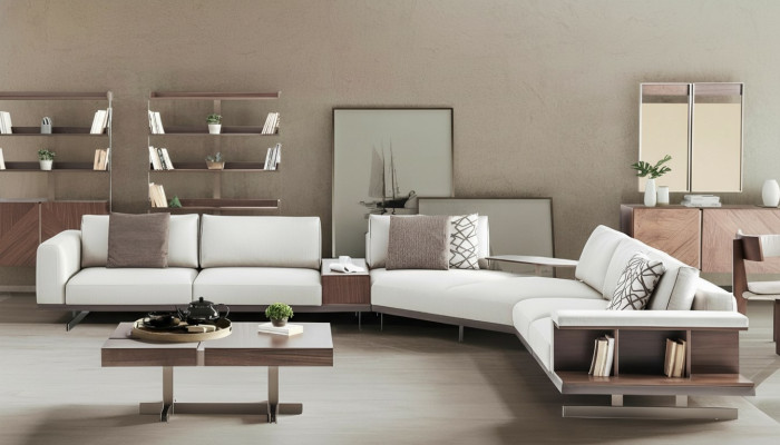 Stoffsofa Ecksofa L Form Sofa Stoff Sofas Grau Moderne Möbel Couchen