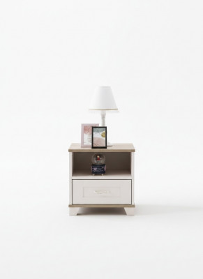 Kindernachttisch Design Nachttisch Nachtkonsole Kinderzimmer Holz Weiß