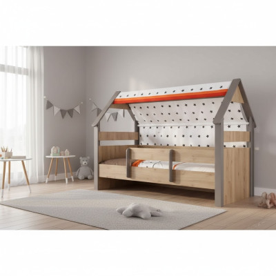 Kinderbett Bett Bettrahmen Kinderzimmer Holz Braun Betten Kindermöbel