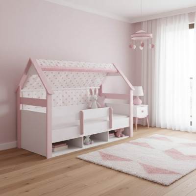 Kinderbtt Bett Bettrahmen Kinderzimmer Holz Weiß Betten Kindermöbel