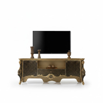 Sideboard Lowboard TV Ständer RTV Holz Braun Wohnzimmer Tisch Luxus