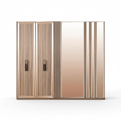 Kleiderschränke Modern Kleiderschrank Schränke Gold Holz Schlafzimmer