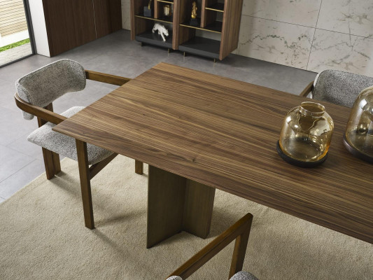 Essecke Essgruppe Garnitur Esstisch Set 9tlg Esszimmer Braun Holz Neu