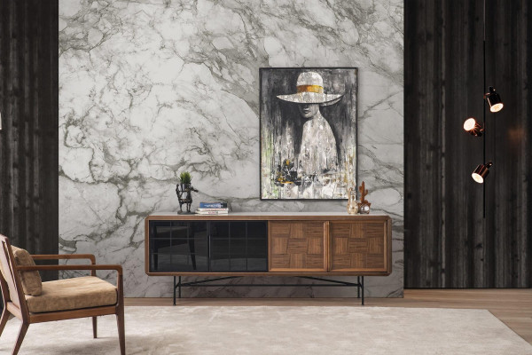 Essecke Essgruppe Esstisch Set 8tlg Esszimmer Braun Holz Stilvoll