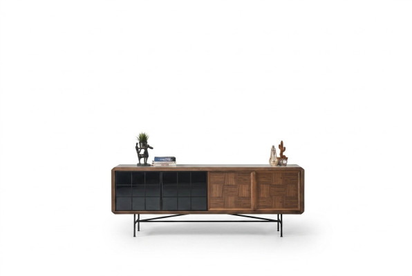 Anrichte Esszimmer Sideboard Kommode Holz Braun Schrank Kommoden