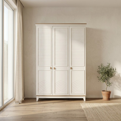 Kinderschrank Kleiderschrank Holzschrank Schrank Holz Weiß Modern