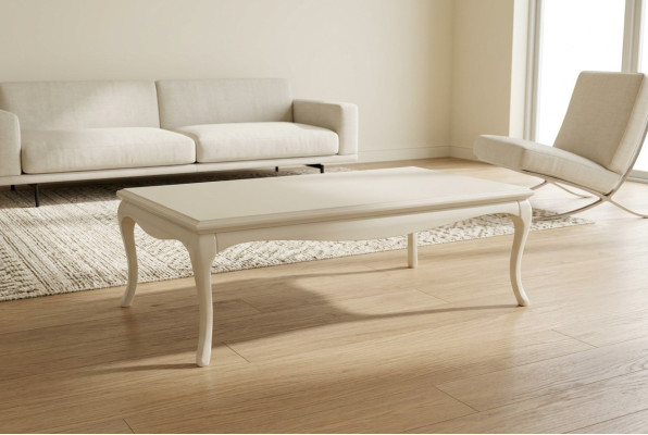 Couchtisch Wohnzimmer Tisch Weiß Holz Kaffeetisch Wohnzimmertisch