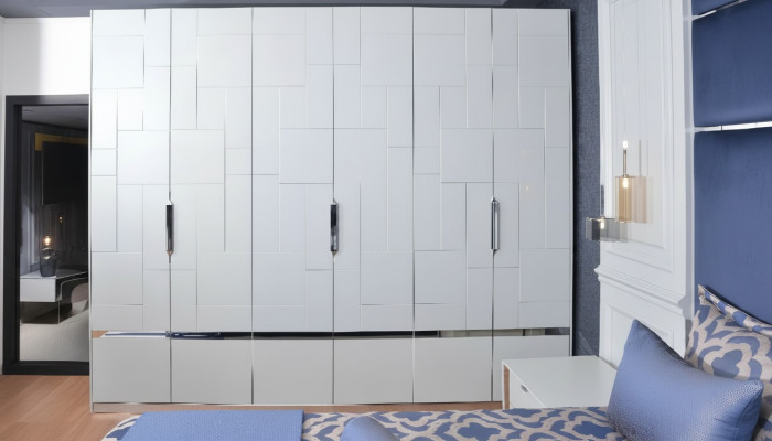 Kleiderschrank Weiß Schrank Schlafzimmer Holzschrank Modern Möbel
