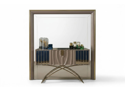 Konsolentisch Frisiertisch Schminktisch Schlafzimmer Modern Holz Braun