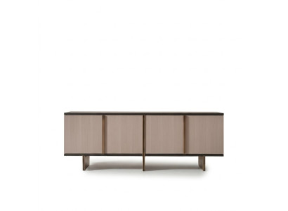 Sideboard Anrichte Kommode Holz Esszimmer Beige Schrank Holzschrank