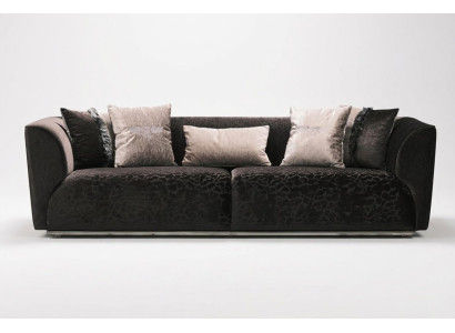 Dreisitzer Sofa 3 Sitzer Polstersofa Stoffsofa Moderne Sofas Schwarz