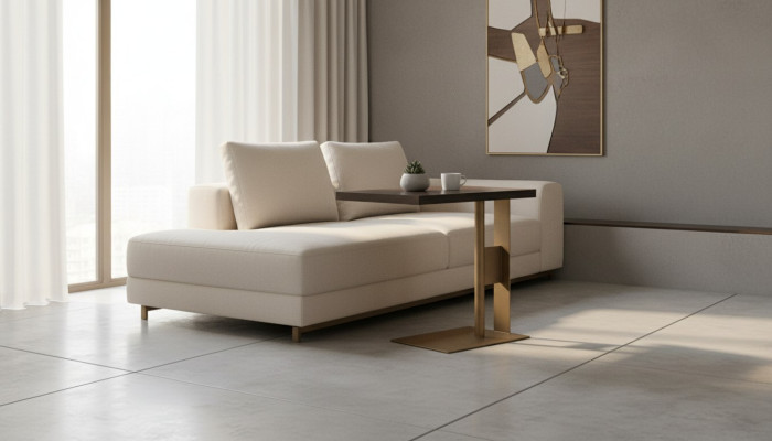 Beistelltisch Couchtisch Kaffeetisch Sofatisch Holz Braun Modern Tisch