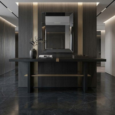 Esstisch Esszimmertisch Tisch Esszimmer Holz Schwarz Esszimmermöbel