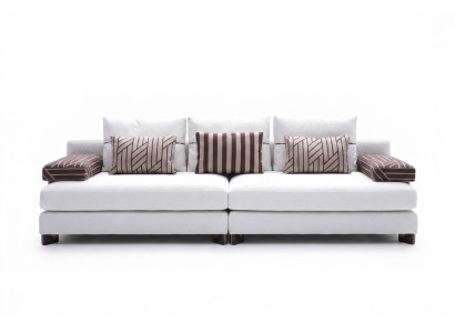 Sofa 4 Sitzer Stoffsofa Sofa 4 Sitzer Polstersofa Weiß Sofas Modern