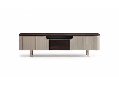 Sideboard TV Ständer RTV Lowboard Holz Beige Moderne Tisch Wohnzimmer