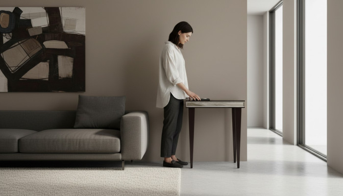 Beistelltisch Kaffeetisch Couchtisch Sofatisch Holz Wohnzimmer Braun