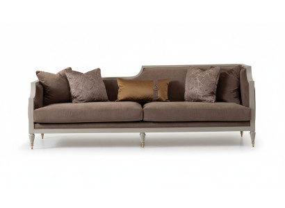 Viersitzer Sofa 4 Sitzer Stoffsofa Braun Polstersofa Sofas Wohnzimmer