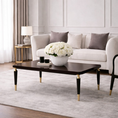 Couchtisch Beistelltisch Kaffeetisch Sofatisch Wohnzimmer Holz Schwarz
