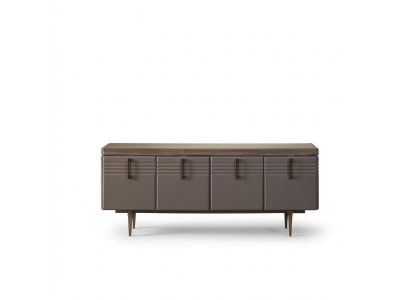 Sideboard Anrichte Holzschrank Kommode Schrank Holz Grau Wohnzimmer
