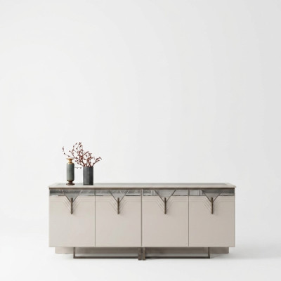 Sideboard Anrichte Holzschrank Kommode Schrank Holz Weiß Moderne