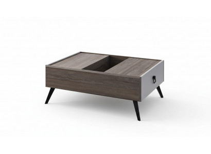 Couchtisch Sofatisch Holz Beistelltisch Kaffeetisch Grau Wohnzimmer