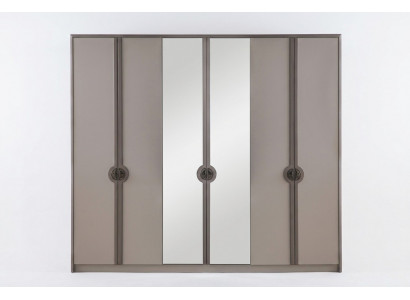 Kleiderschrank Garderobenschrank Schrank Moderne Holzschrank Grau