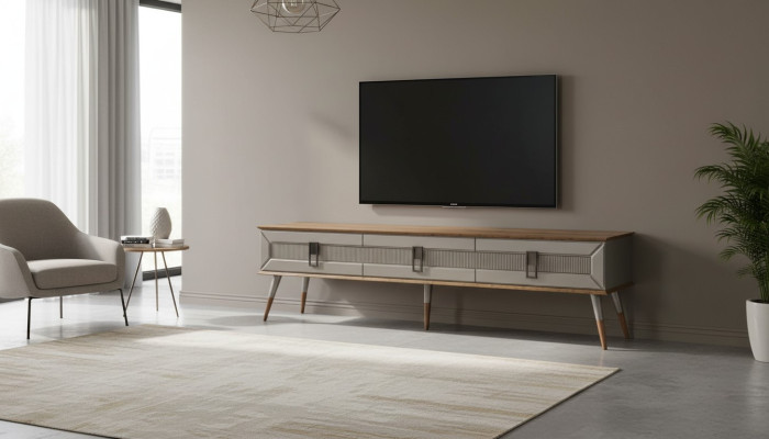 Modernes Sideboard Luxuriöse Wohnzimmer Möbel Designer Holz TV-Ständer