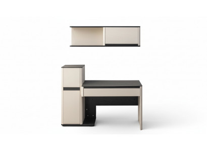 Weißer Moderner Schreibtisch Designer Kinder Computertisch Wandschrank