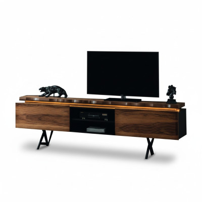 Robustes Holz Sideboard Luxuriöses Lowboard Wohnzimmer TV-Ständer Neu