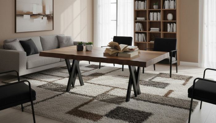 Moderner Brauner Couchtisch Wohnzimmer Luxus Kaffetisch Beistelltisch