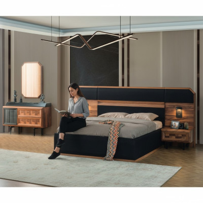 Einzigartige Schlafzimmer Möbel Bettgestell Luxus Nachttische Konsole