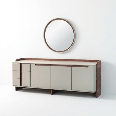 Modernes Sideboard Designer Wohnzimmer Anrichte Luxuriöser Schrank 2tlg