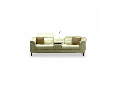 Beiger Zweisitzer Designer Sofa 2-Sitzer Wohnzimmer Luxuriöse Sitzmöbel