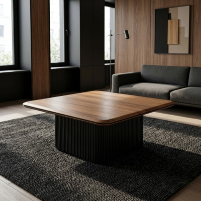 Couchtisch Kaffeetisch Sofatisch Beistelltisch Holz Braun Tisch Design