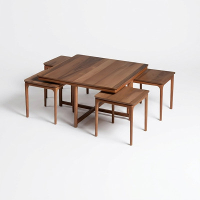Komplette Couchtische Beistelltische Kaffeetische Sofatische Braun