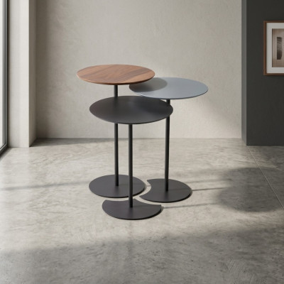 Beistelltisch Garnitur Couchtisch Kaffeetisch Sofatisch Schwarz Tisch