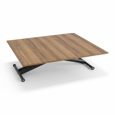 Esstisch Couchtisch Ausziehbarer Tisch Holz Braun Kaffeetisch 120 cm