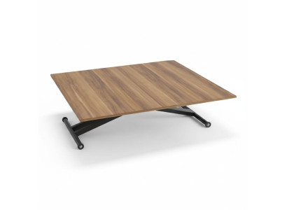 Esstisch Couchtisch Ausziehbarer Tisch Holz Braun Kaffeetisch 120 cm