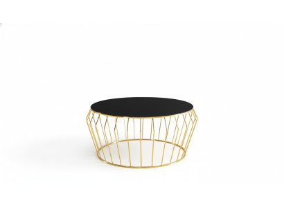 Kaffeetisch Gold Wohnzimmer Couchtisch Tisch Beistelltisch Sofatisch