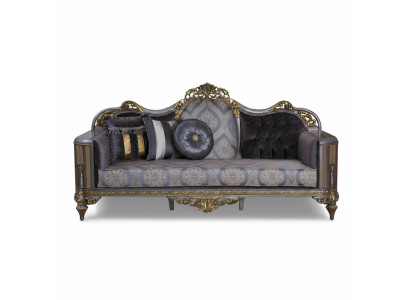 Sofa im klassischen Stil mit Chesterfield-Design für das Wohnzimmer