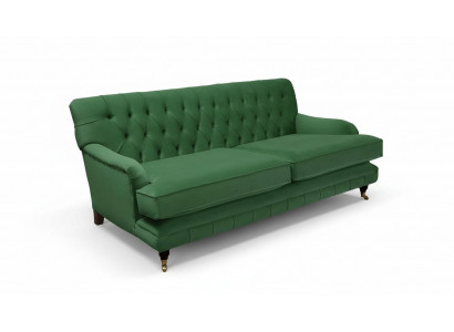 Chesterfield 3 Sitzer Designer Sofa Couch Polster Luxus Couchen Textil