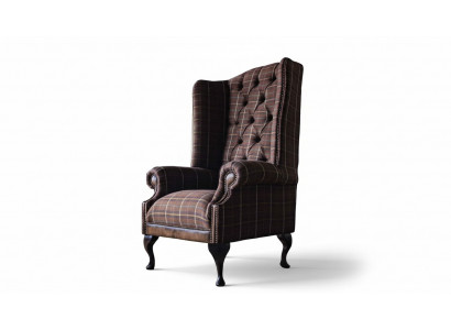 Chesterfield Design Sofa Sessel Couch Polster Ohrensessel 1 Sitzer Neu