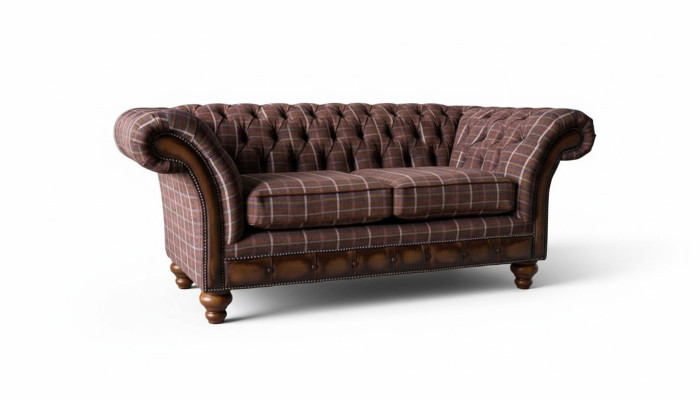 Chesterfield Zweisitzer Möbel 2 Sitzer Sofa Couch Polster Lounge Couchen