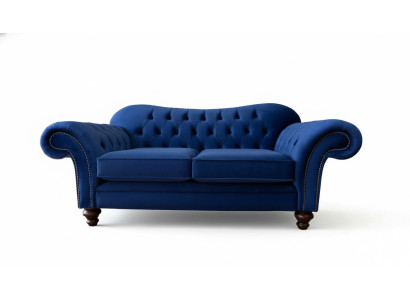 Sofas Chesterfield Design Sofa 2 Sitzer Couch Luxus Klassische Textil
