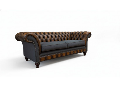 Dreisitzer Luxus 3 Sitzer Couch Polster Klassisch Sitz Wohnzimmer Möbel