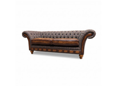 Wohnzimmer Modern Sofa 3 Sitzer Design Stil Möbel Chesterfield Sofas Grau Neu